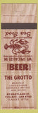 Matchbook Cover - The Grotto Vallejo CA