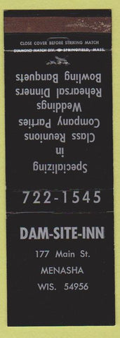 Matchbook Cover - Dam Site Inn Mensaha WI bowling