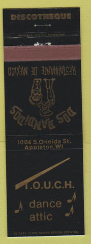 Matchbook Cover - Dos Bandidos Appleton WI Mexican restaurant