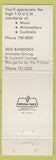Matchbook Cover - Dos Bandidos Appleton WI Mexican restaurant