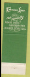 Matchbook Cover - Grove Inn Northbrook IL