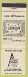 Matchbook Cover - Lander's Chalet Restaurant Elk Grove Village IL