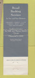 Matchbook Cover - The Northern Trust Co Chicago IL