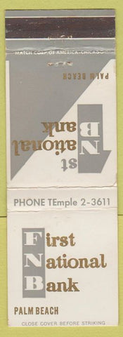 Matchbook Cover - First National Bank Palm Beach FL?
