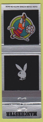 Matchbook Cover - Playboy Club Manchester UK soccer