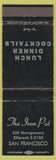 Matchbook Cover - The Iron Pot San Francisco CA