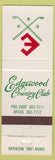 Matchbook Cover - Edgewood Country Club Union Lake MI