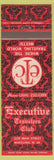 Matchbook Cover - Executives Travelers Club Wheeling WV
