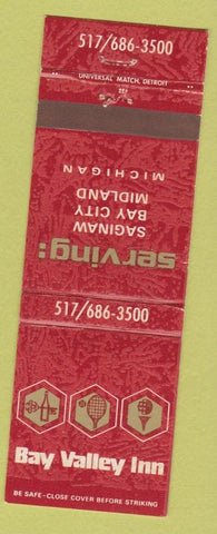 Matchbook Cover - Bay Valley Inn Bay City Midland Saginaw MI