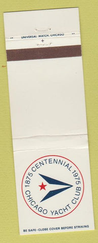 Matchbook Cover - Chicago Yacht Club IL 1975