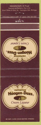 Matchbook Cover - Haagen Dazs Cream Liquor