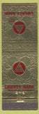 Matchbook Cover - Liberty Bank Honolulu HI