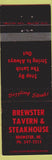 Matchbook Cover - Brewster Tavern Steakhouse Brewster ME