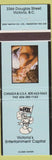 Matchbook Cover - The Fox Victoria BC strip club girlie