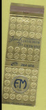 Matchbook Cover - Farmers Merchants Trust Chambersburg PA Marion
