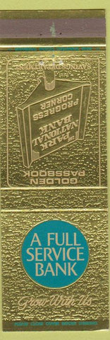 Matchbook Cover - Park National Bank Hebron Newark Kirkersville OH