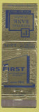 Matchbook Cover - 1st State Bank Olney IL
