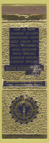 Matchbook Cover - Virgin Islands National Bank