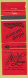 Matchbook Cover - Attic Lounge Battle Creek MI