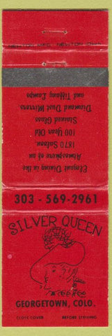Matchbook Cover - Silver Queen Georgetown CO girlie