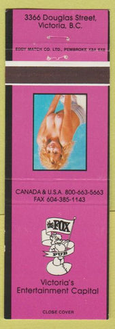 Matchbook Cover - The Fox Victoria BC strip club girlie