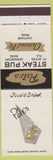 Matchbook Cover - Pates Steak Pub Fort Myers FL Dennisport MA Chatham