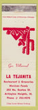 Matchbook Cover - La Tejanita Restaurant Arlington Heights IL