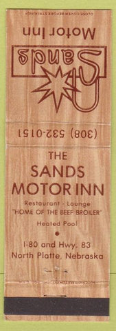 Matchbook Cover - Sands Motor Inn North Platte NE