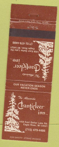 Matchbook Cover - Chanticleer Inn Eagle River WI