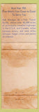 Matchbook Cover - Caballero Motor Hotel El Paso TX WORN