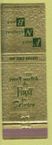 Matchbook Cover - First National Bank Quincy North Adams Bronson MI
