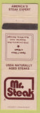 Matchbook Cover - Mr. Steak Waterloo IA WEAR