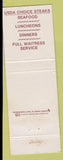 Matchbook Cover - Mr. Steak Waterloo IA WEAR