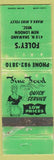 Matchbook Cover - Foley's New London WI WORN