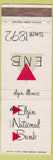 Matchbook Cover - Elgin IL National Bank