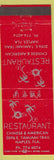 Matchbook Cover - South Seas Restaurant Naples FL