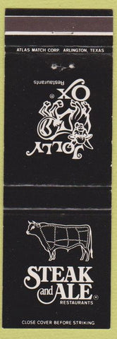 Matchbook Cover - Jolly Ox Steak and Ale Rstaurant