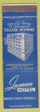 Matchbook Cover - Inman Hotel Champaign IL