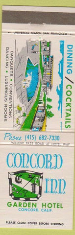 Matchbook Cover - Concord Inn CA
