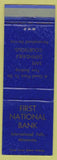 Matchbook Cover - First National Bank International Falls MN
