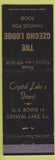 Matchbook Cover - Czecho Lodge Crystal Lake IL