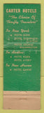 Matchbook Cover - George Washington Hotel New York City WEAR