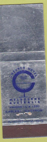Matchbook Cover - Chevron Hotel Melbourne Australia SAMPLE