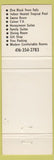 Matchbook Cover - Pilgrim Motor Inn Niagara Falls ON