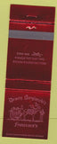 Matchbook Cover - Dewey Borgiacchi's Francesco's Oakland CA