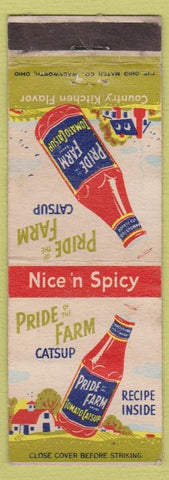 Matchbook Cover - Pride of the Farm Catsup WEAR