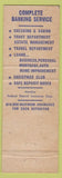 Matchbook Cover - Matchbook Cover Markle Banking Trust Hazleton PA