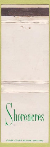Matchbook Cover - Shoreacres Great Lakes IL
