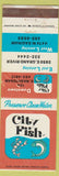 Matchbook Cover - City Fish West Lansing MI