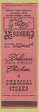 Matchbook Cover - Chances R Cafe York NE WEAR